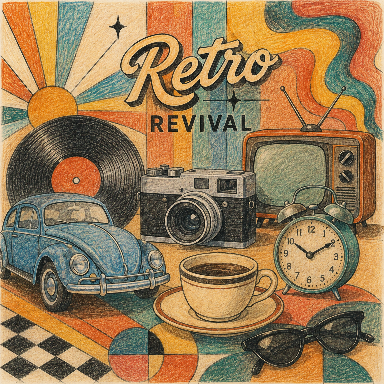 Retro Revival Art
